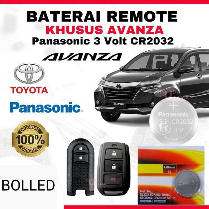 Bolled Baterai Remote AVANZA - ORIGINAL P4 N4 S0 N1C CR2032 | Battery Remote TOYOTA AVANZA | Baterai