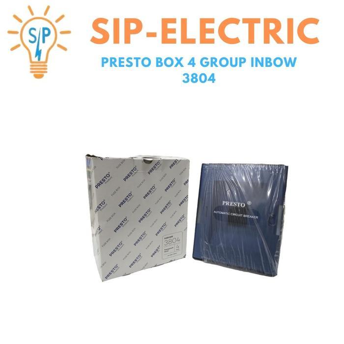 Presto Heles Box MCB 4 Grup Inbow 3804 / Presto Heles Fuse 4 Group