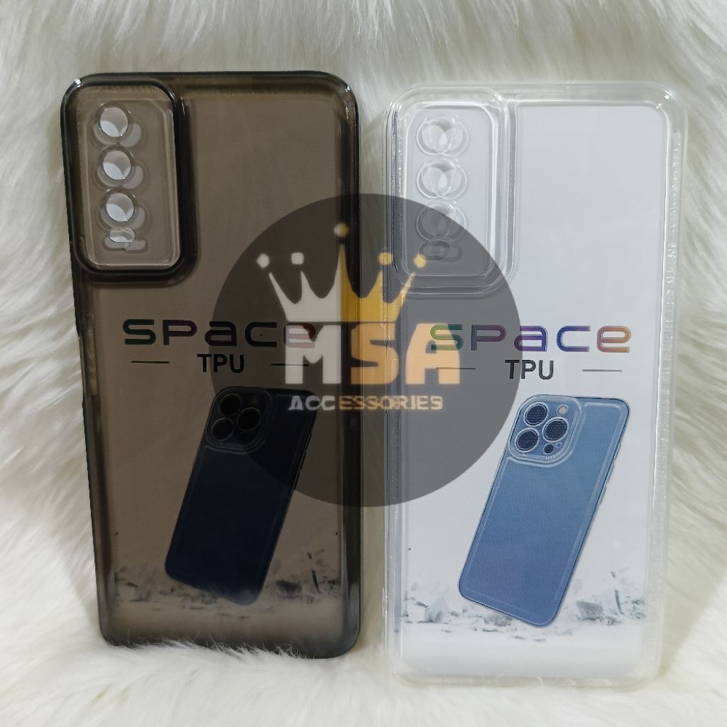 SoftCase  Casing Clear Vivo Y20/Y20i/Y12S/Y20S/Y12A Silikon Bening Transparan Pelindung Belakang HP 