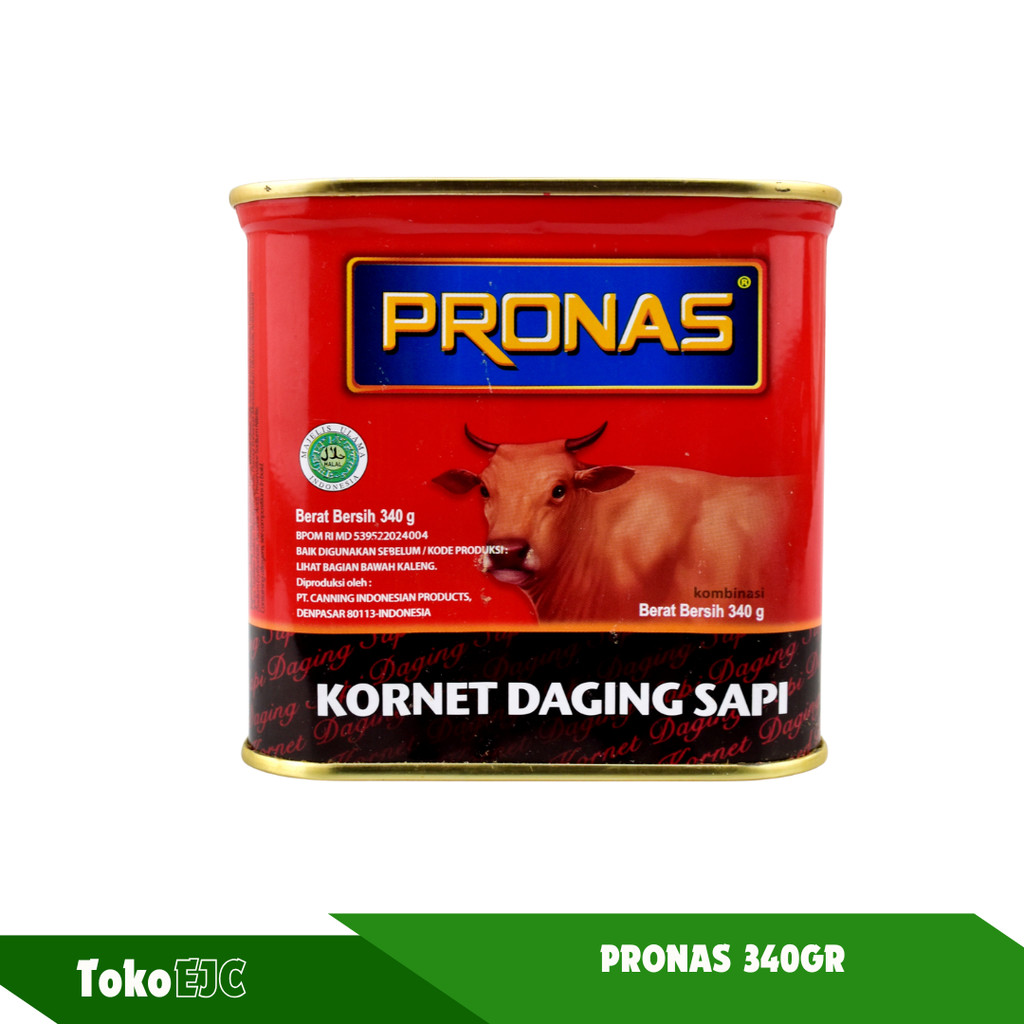 [EJC] Pronas Kornet Daging Sapi 340gr Kornet sapi pronas