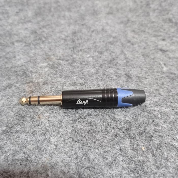 jack akai stereo - jack mic stereo - jack akai male stereo - Biru