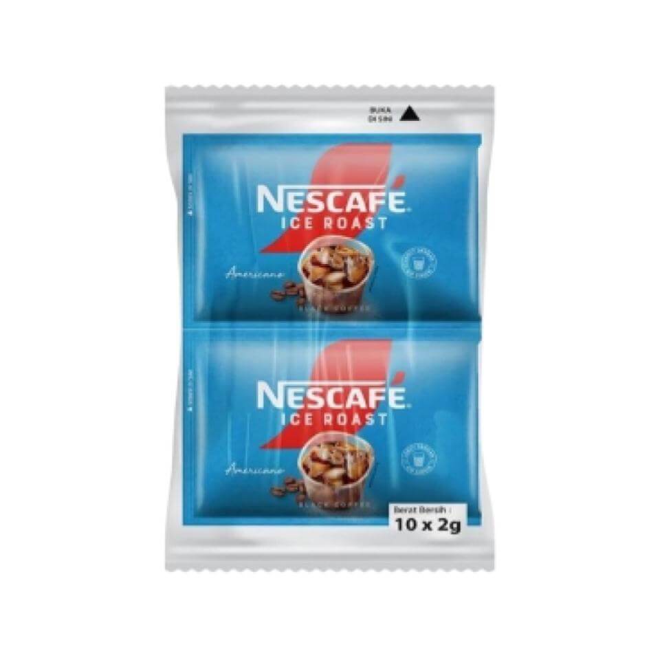Nescafe Kopi Bubuk Ice Roast Americano 10 x 2 gr
