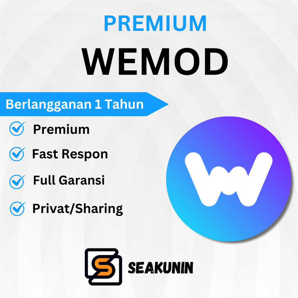 WeMod Pro 1 Bulan - PC Game Mods, Maps, and Trainers in OneApp