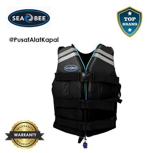 Mumpung Promo  SeaBee Pelampung Life Jacket Fishing Size S-XL Jaket Marine dengan Tali Pinggang 40mm