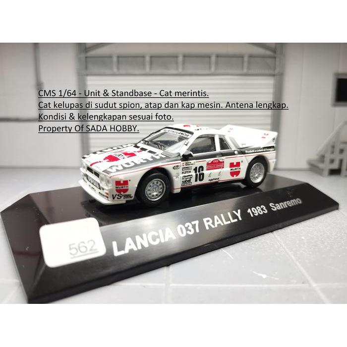 CMS 1/64 Lancia 037 Rally 1983 Sanremo No 16 Unit & Standbase Only SBAtoys