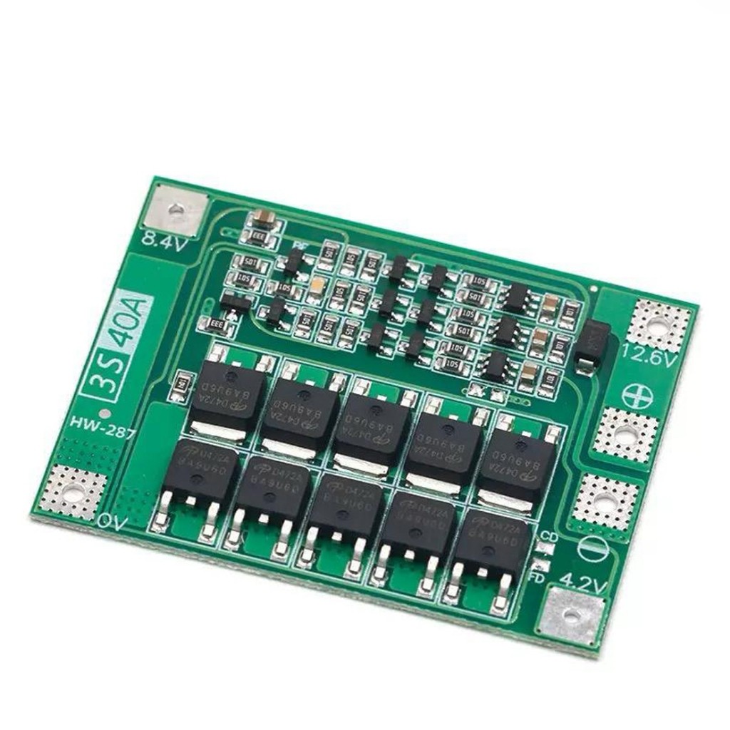 BMS 3S 40A 60A LITHIUM ION BATTERY 18650 CHARGER PROTECTION BOARD