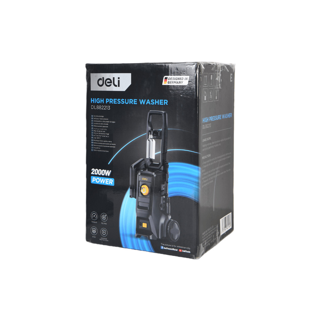 GRATIS ONGKIR Deli Tools Jet Cleaner 150 Bar - Mesin Cuci Mobil Motor High Pressure Washer (Jet