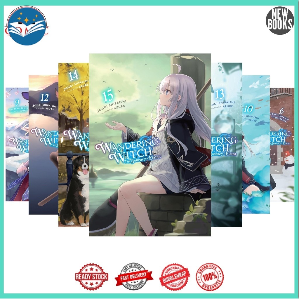 Wandering Witch: The Journey of Elaina, vol.1-15 (Light Novel English)
