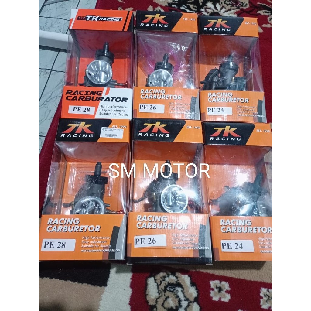 KARBU PE 24 26 28 TK RACING KARBURATOR PE TK RACING