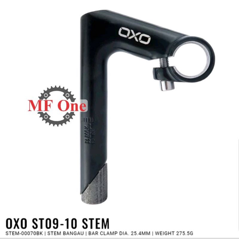 Stem Bangau Tiang Stir OXO 22.2 x 25.4mm Sepeda Balap / Minion/ Minitrek