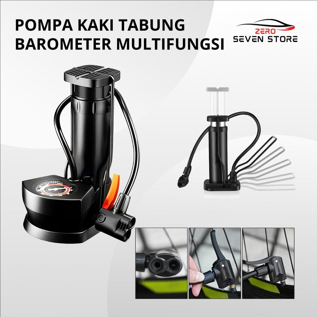 Pompa Angin mini portable foot pump manual emergency motor Pompa Angin Kaki Pompa Kaki Pompa Ban Min
