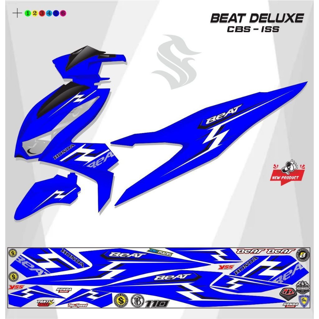 STRIPING VARIASI BEAT DELUXE 2021 2022