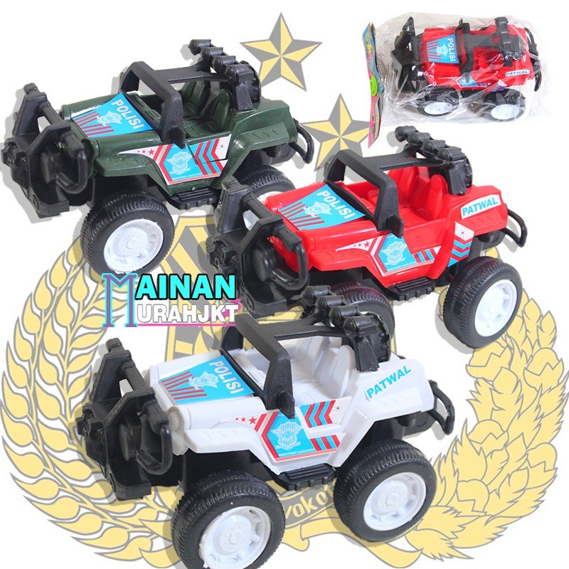 GROSIR MAINAN ANAK MURAH JEEP ST2241 JEEP TANAH MOBIL MOBILAN OFFROAD DAPAT DI TARIK DENGAN TALI