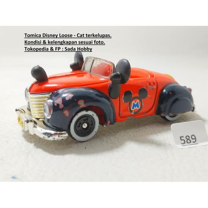 Tomica Disney Resort Vehicle Collection Mickey's Roadster Loose JUNK SBAtoys