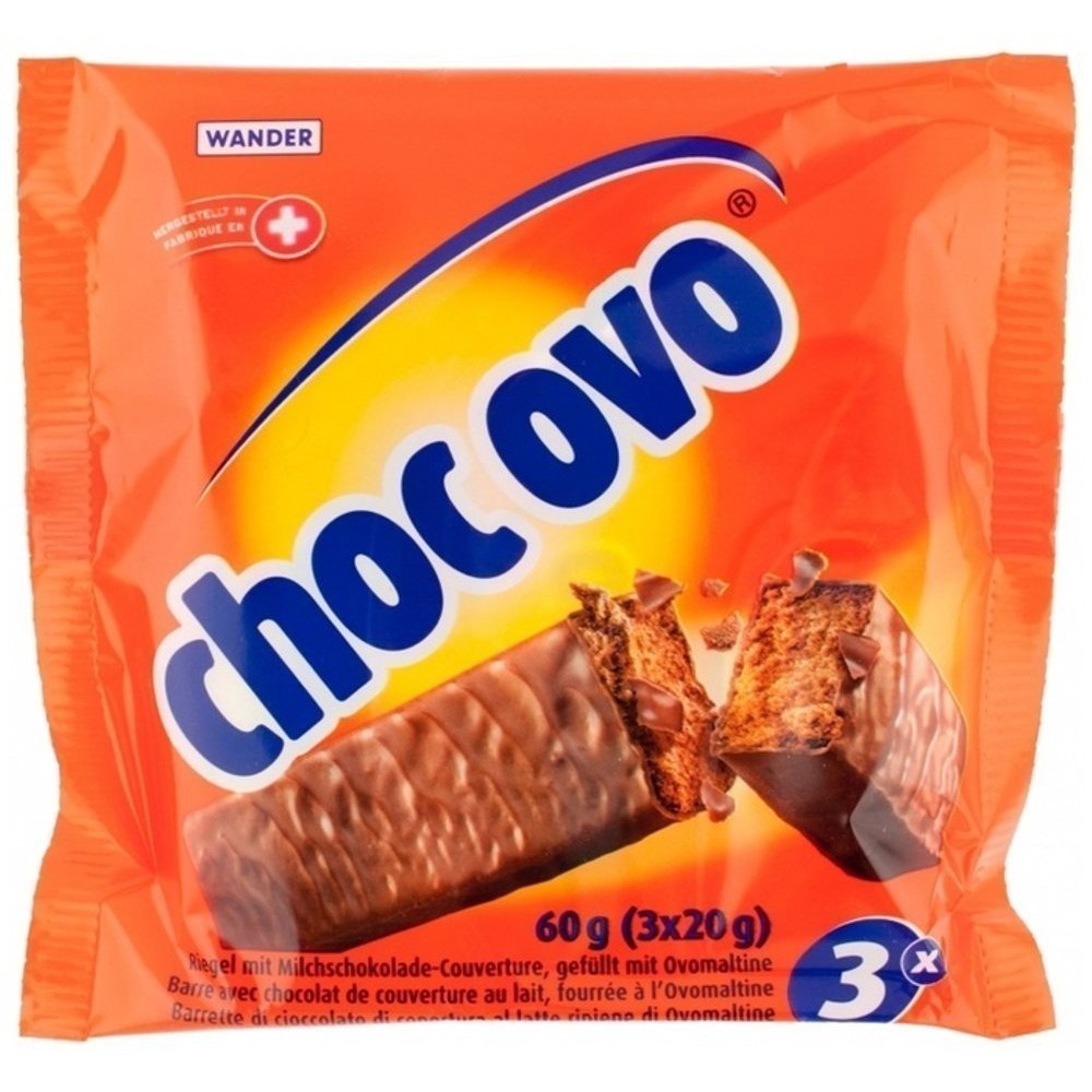 Coklat Ovomaltine Choc Ovo 60gram isi 3 pcs - Terenak Termurah