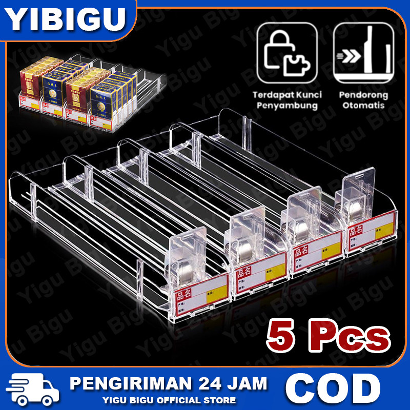 COD Pusher Rokok / Tempat Rokok / Rak Rokok Akrilik / Pusher Display Akrilik