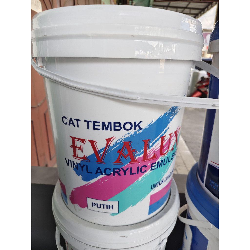 CAT EVALUX DINDING TEMBOK 23 KG PUTIH & WARNA GROSIRAN TERMURAH CAT DINDING CAT TEMBOK 23 KG