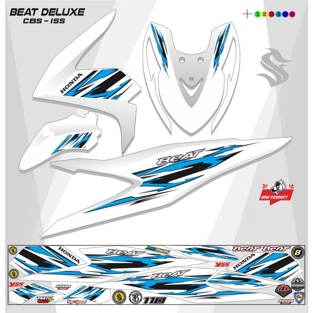 STRIPING BEAT DELUXE 2020 STRIPING POLET BODY BEAT DELUXE NEW ISS