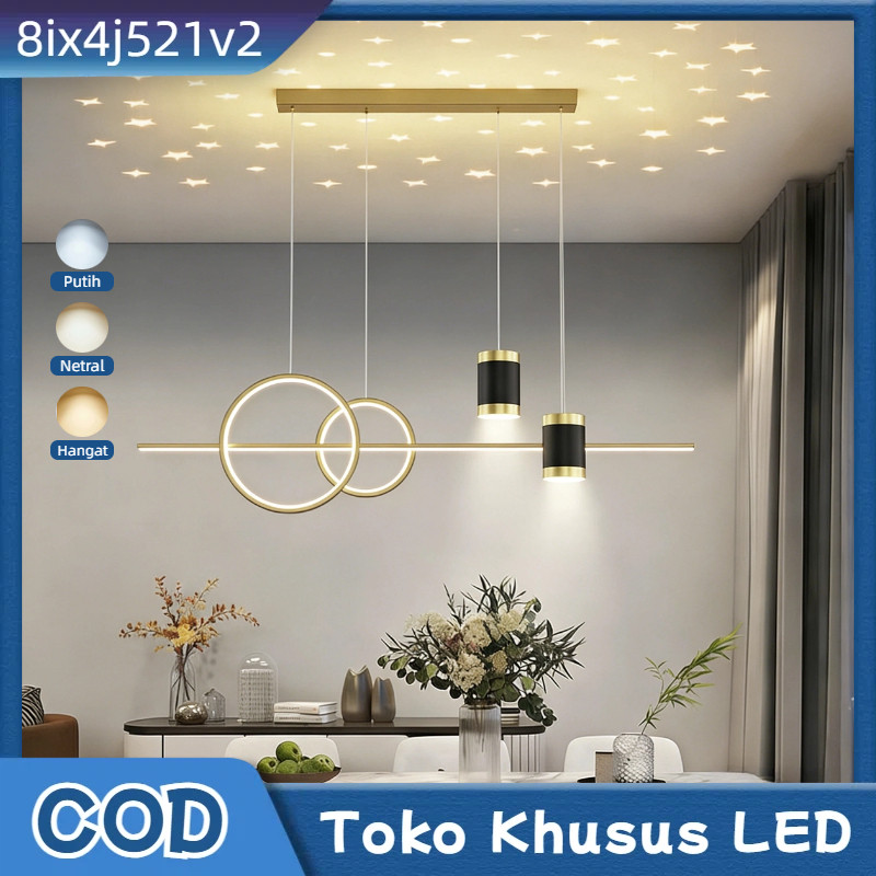 Lampu Hias Gantung Ruang Makan Minimalis lampu makan Lampu mini bar Lampu gantung Nordic