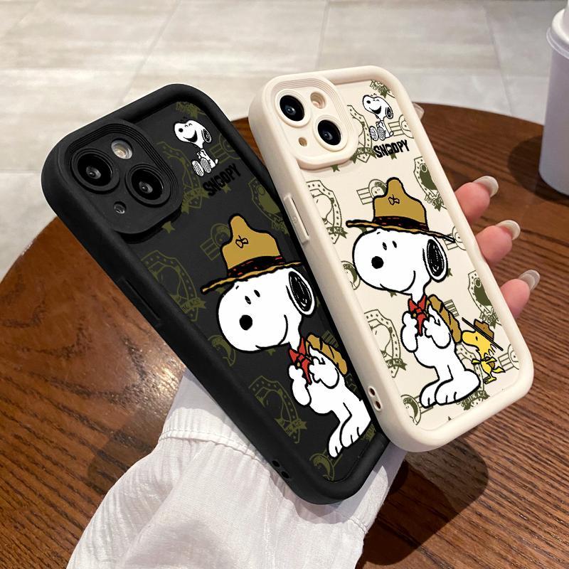 Pro Camera Softcase For Iphone Case 11 Max 6 6S 7 Plus8 Plus 8 SE 2020 2022 X XS XR Imut Snoopy Sili
