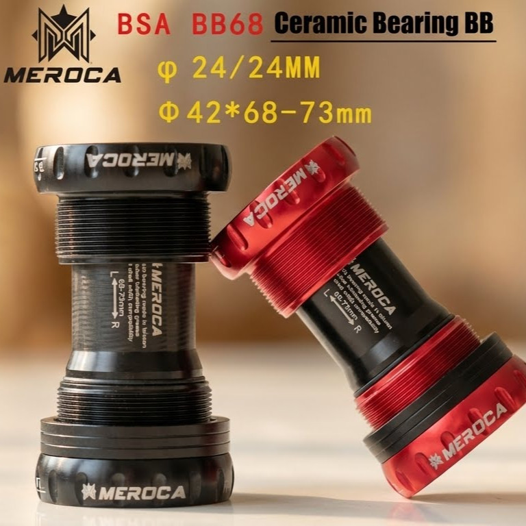 BB Bottom bracket ceramic keramik Meroca HT2 hollowtech 2 BSA loncer rasa ceramik not shimano