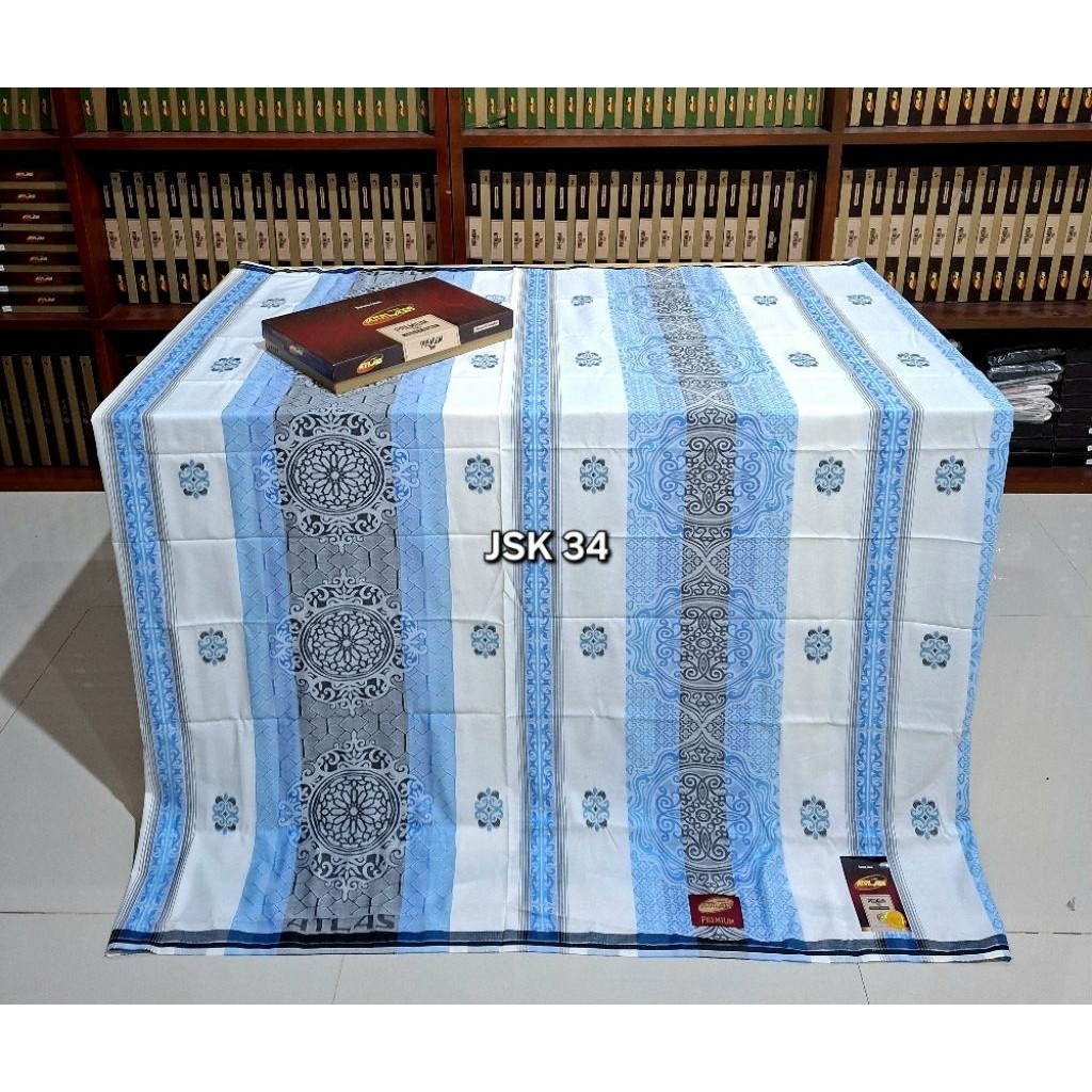 TERBARU SARUNG ATLAS PREMIUM 790 JACQUARD GOLD & ATLAS PREMIUM JAGUAR SILVER SONGKET JACQUARD MURAH 