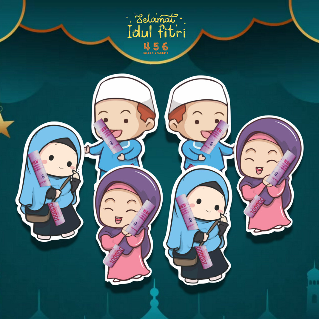 10 Amplop Lebaran Unik Karakter / Amplop Lebaran Unik Lucu Gemoy / Amplop Lebaran Karakter 2026 | Am