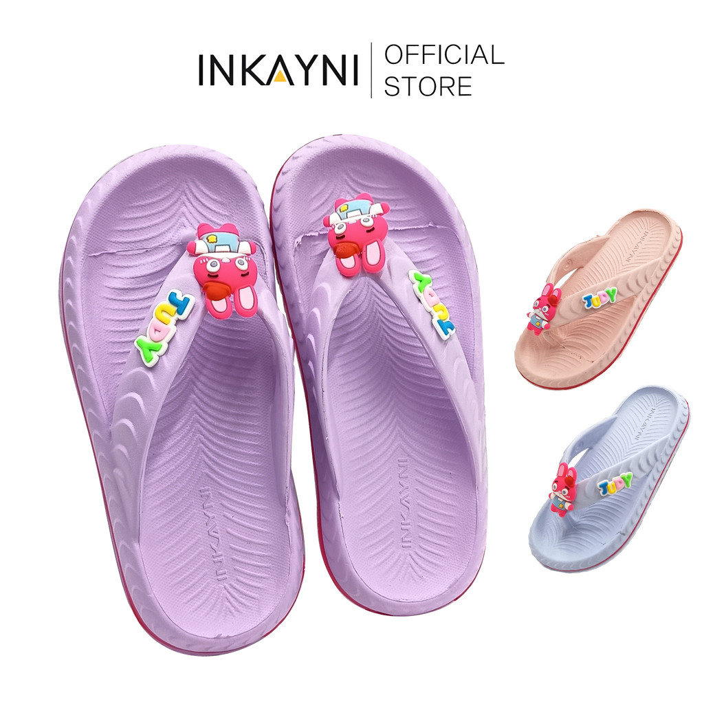 INKAYNI Judy Hopps Sandal Jepit Anak Perempuan Motif Zootopia 2 sandal anak fipper Size 24-35 Model 