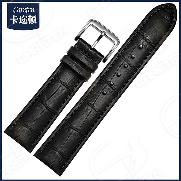 20/22/24mm Crocodile Watch Strap For Tissot Omega Longines Patek Philippe TAG Heuer Montblanc Vacher