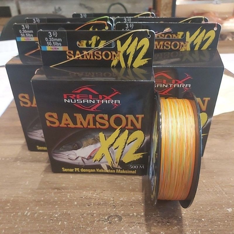 Relixnusantara senar PE 3 samson x12 500 m