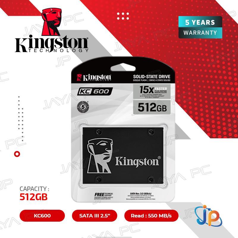Kingston SSD KC600 512GB Sata 3 - SSD 512 GB 2.5"