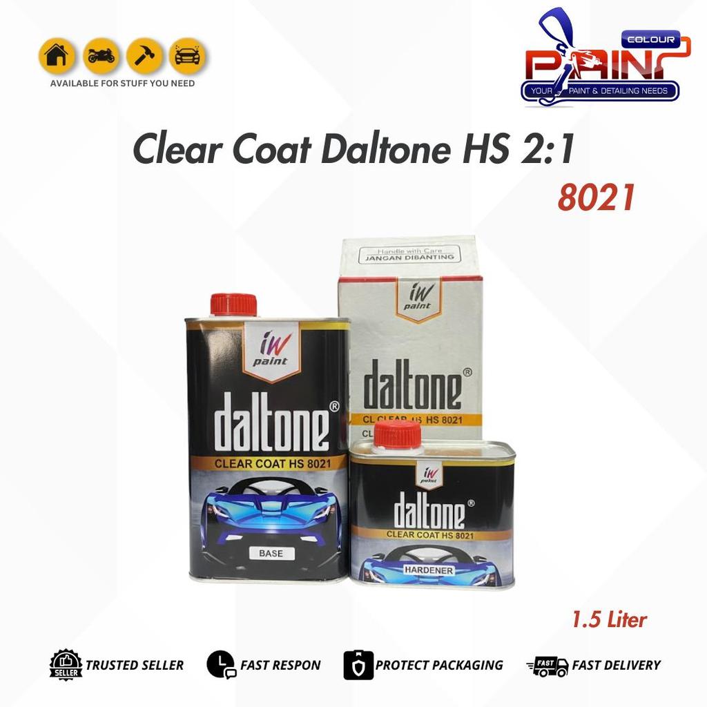 Daltone Clear Coat 8021 HS 2:1 High Solid Polyurethane 2K 1.5 Liter