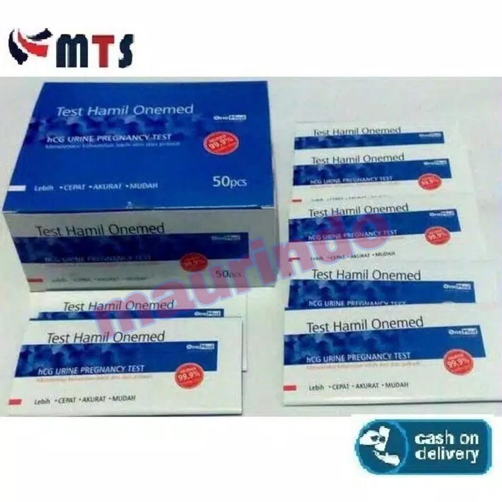 Tes Hamil ONEMED Test Pack 50 pcs Alat Tes Kehamilan 1Box