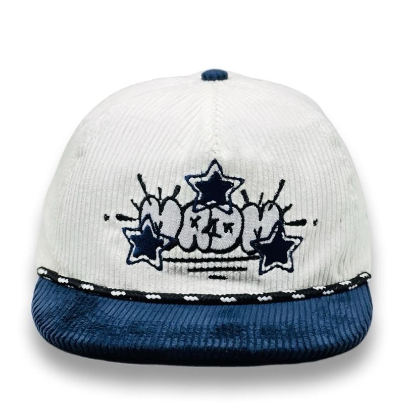 Topi Corduroy Snapback Dewasa - Topi Corduroy Rope Hat Short Visor - Topi Lidah Pendek