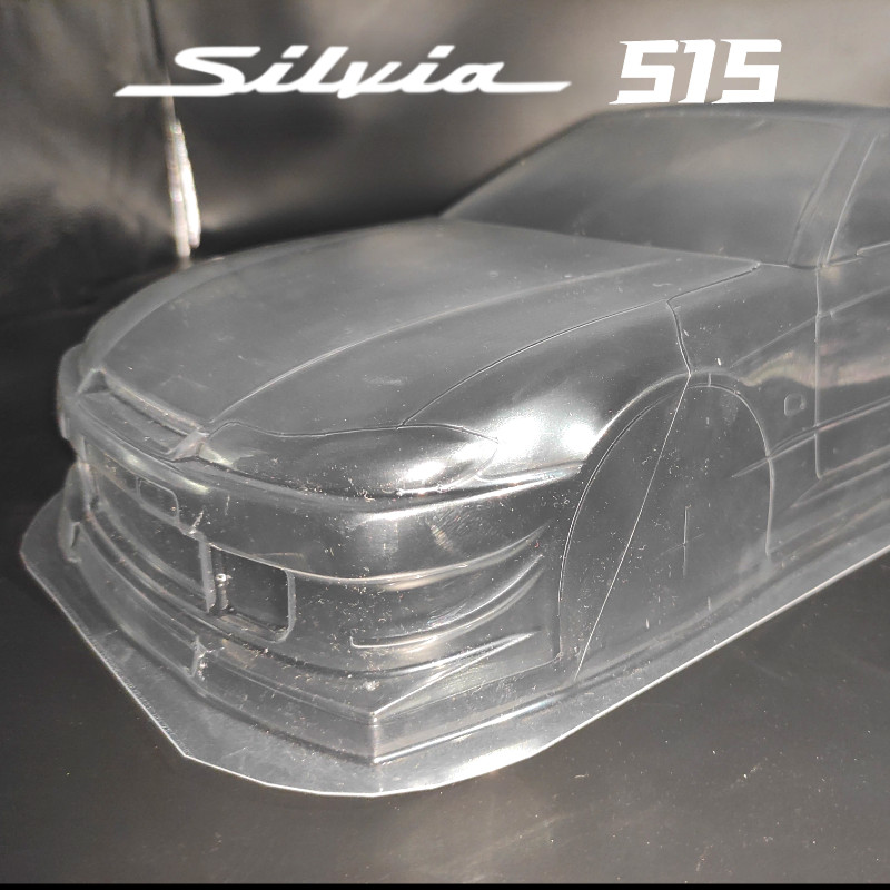 RC 1/10 Coppermix JDM Silvia S15 PVC Bodyshell 260mm Wheelbase With Lampshade and Spoiler For 1/10 R