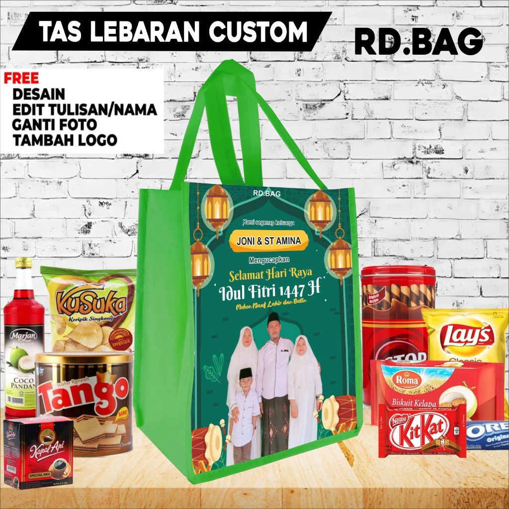 Tas Lebaran Custom // Hampers Lebaran // Bingkisan Lebaran Custom