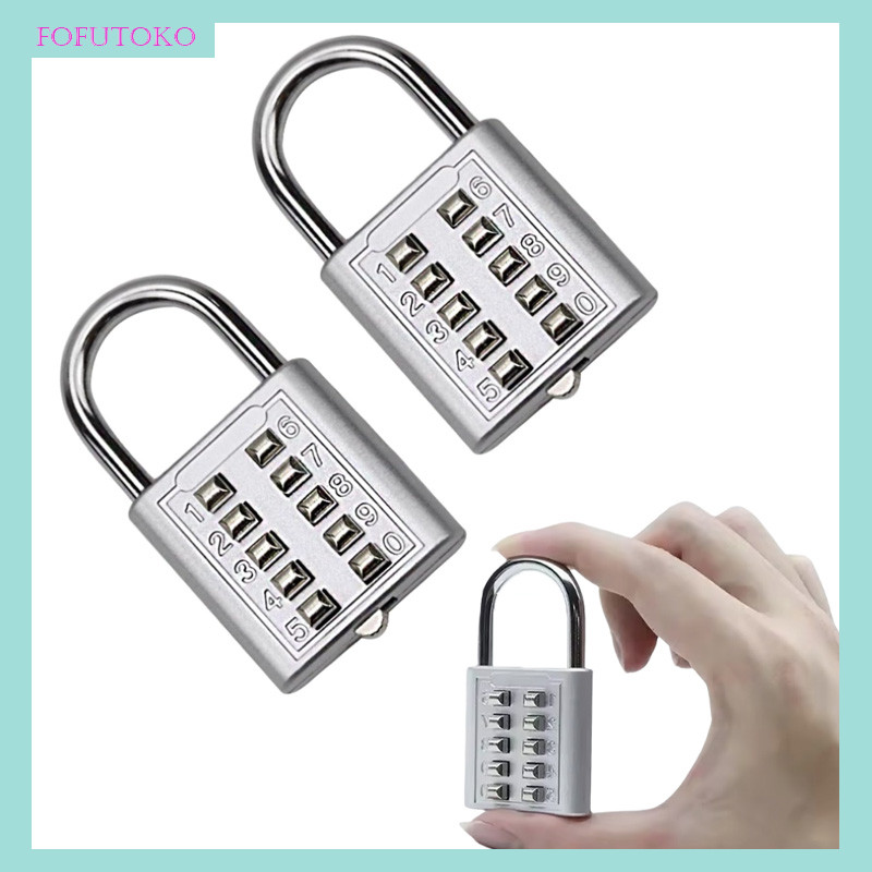 Gembok Tombol Koper/8 Digit Anti Maling Tahan Lama/Untuk Koper & Tas/Gembok Koper Kecil Praktis