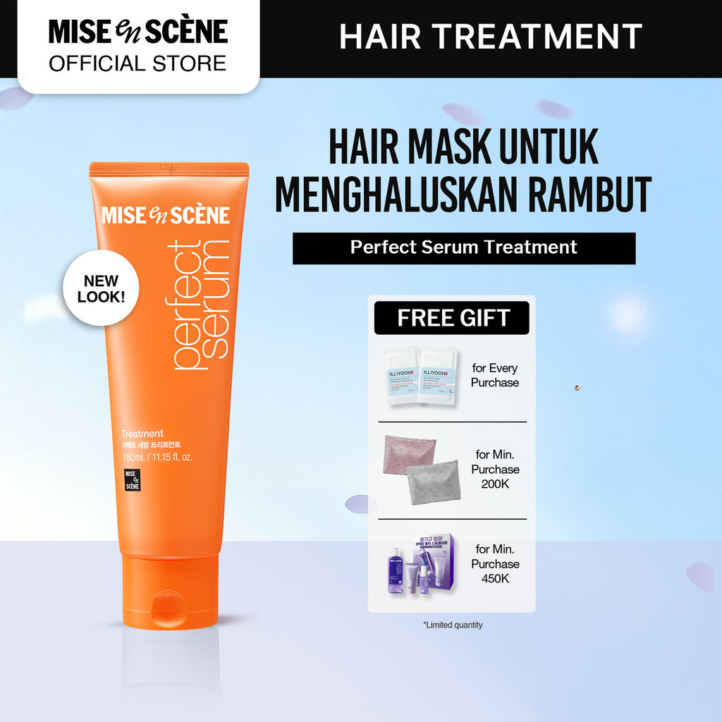 mise en scene Perfect Serum Treatment 180 ml - Masker Rambut Menghaluskan - Perawatan untuk Rambut R