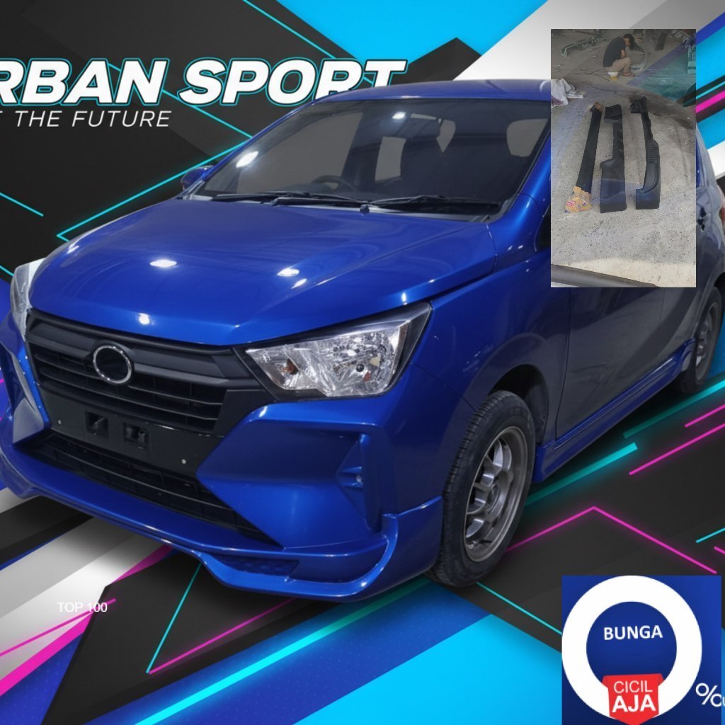 bodykit daihatsu ayla 2023 2024 2025 2026 bodykit all new ayla 2023-2026