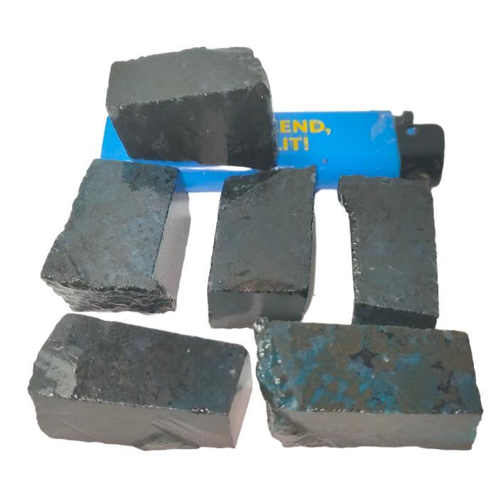 bahan batu bacan doko kristal SUPER HQ lempengan dominan hitam crystal stone