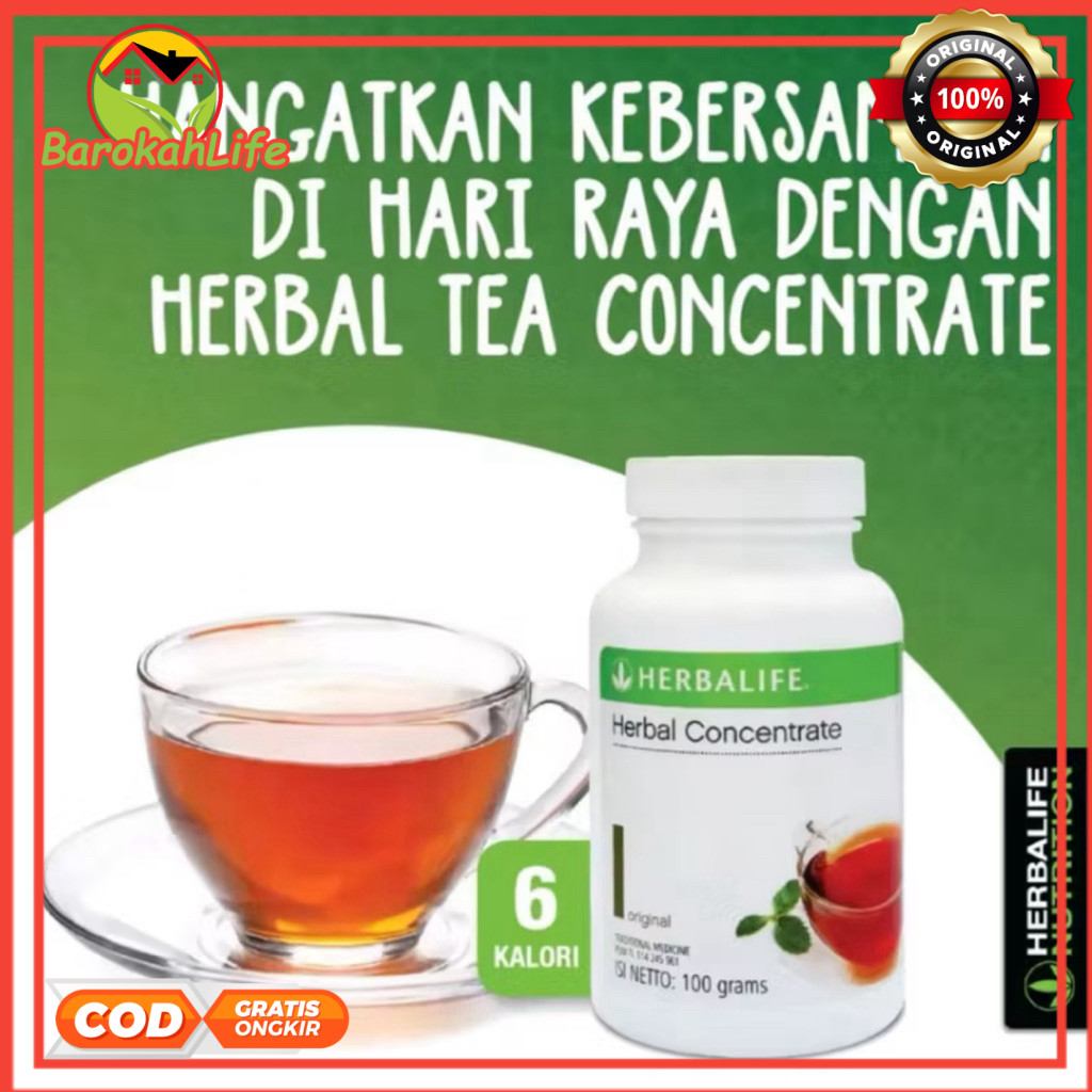 Teh Penurun Berat Badan Teh Diet Herbalife Thermo Teh Concentrate Original - Herbalife Concentrate O