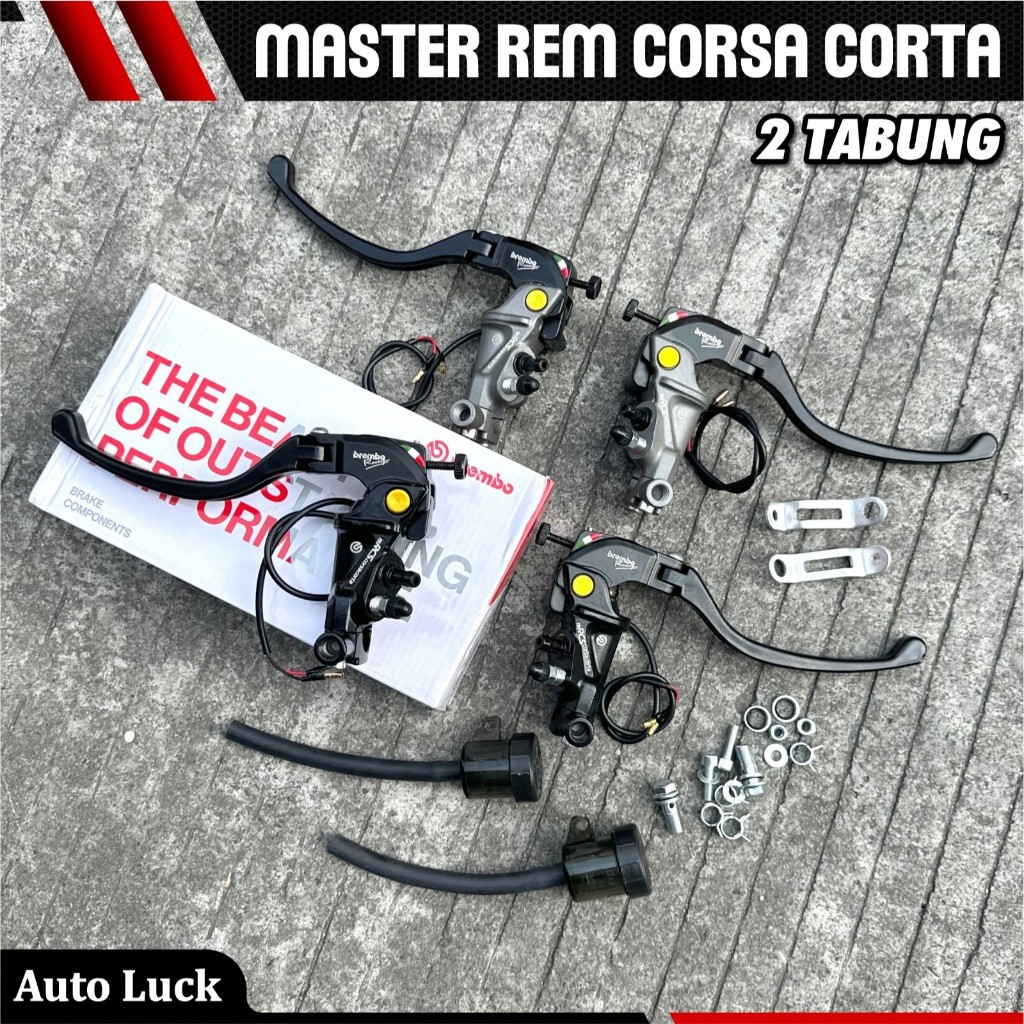 MASTER REM RCS 19 CORSA CORTA BREMBO HANDLE RADIAL FULL SET PNP NMAX ALL SERIES XMAX PCX 150 160 ADV
