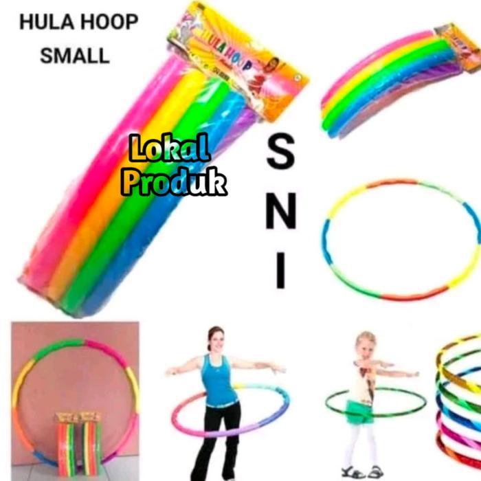 Mainan Olahraga Anak Hulahoop Plastik - Hulahup Hulahop Warna Warni