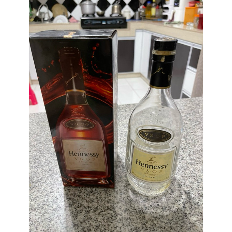 Botol bekas wishky hennesy 700ml