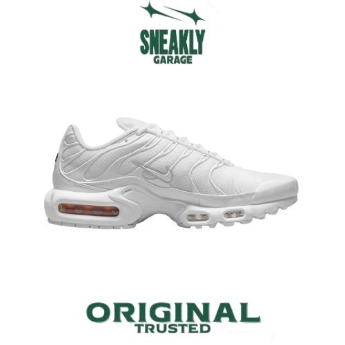 Sepatu Nike Air Max TN Triple White  Sneakers Unisex