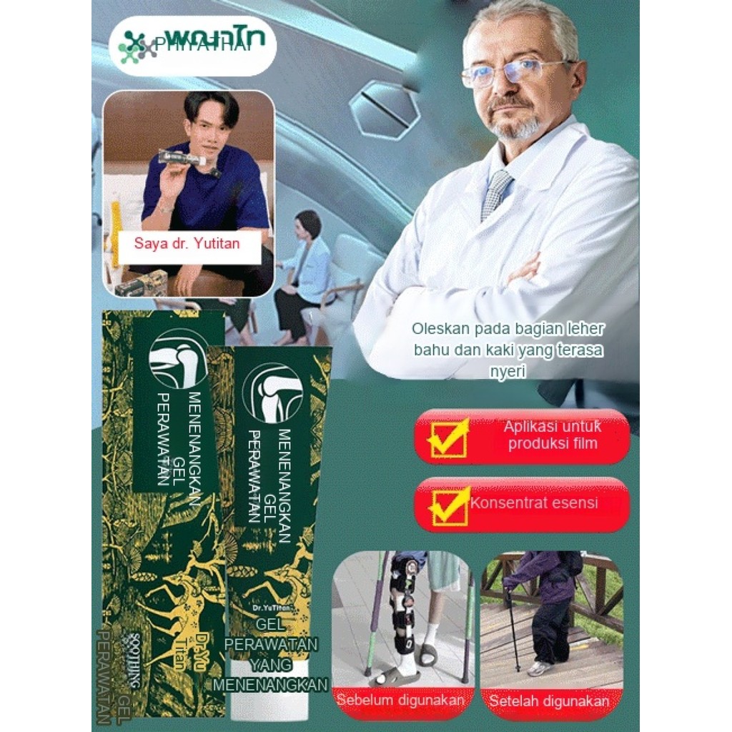 Gel Kompres Dingin Sendi Gel kompres dingin yang bekerja langsung dengan satu kali aplikasi