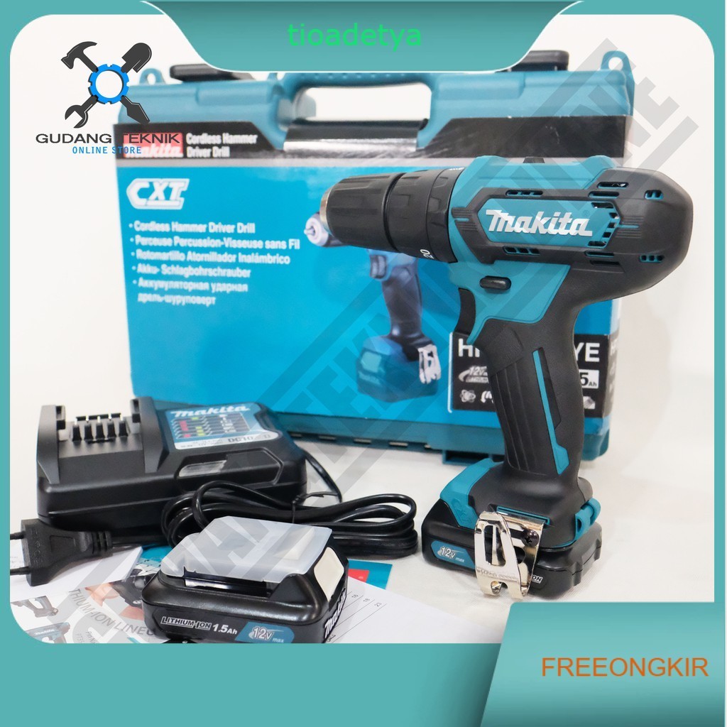 Makita HP333DWYE / Bor Baterai Makita HP333 DWYE Bor Cordless Drill Makita HP333DWYE