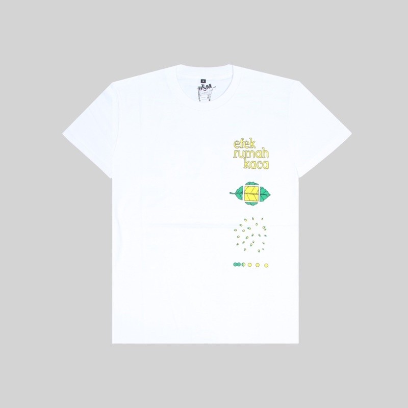 (COD) EFEK RUMAH KACA - KUNING PUTIH ( ROCK MERCH )