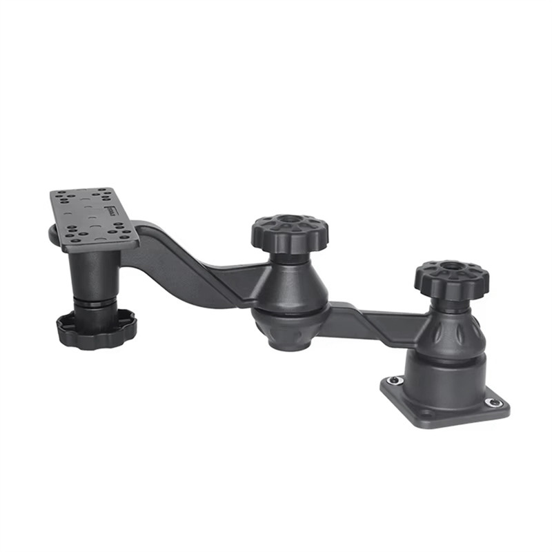 Y98A-For Garmin, Humminbird, Lowrance Fish Finder Mount With 12 Inch Marine Arm For Fish Finders Cha