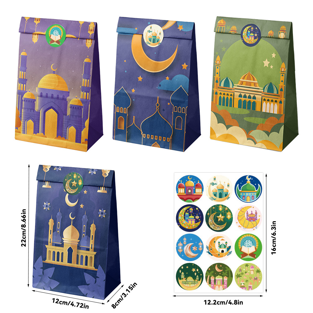 1PCS PAPERBAG KANTONG LEBARAN IDUL FITRI 2025/KANTONG KERTAS EID/KANTONG HAMPERS LEBARAN/SOUVENIR ID